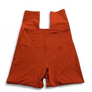 girlfriend collective Burnt Orange High-Rise Leggings size XS women’s